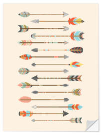 Wall sticker Arrow illustration