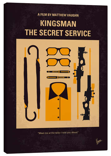 Quadro em tela Kingsman: Serviços Secretos (inglês)