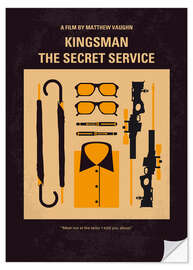 Sticker mural Kingsman : Services secrets (anglais)