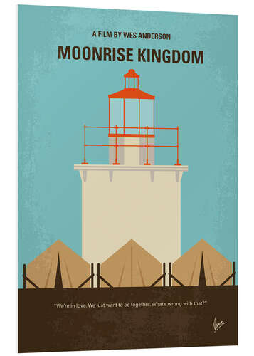 Tableau en PVC Moonrise Kingdom (anglais)