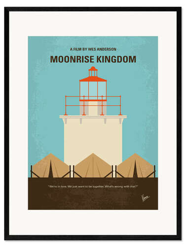 Stampa artistica con cornice Moonrise Kingdom