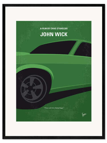 Kehystetty taidepainatus John Wick