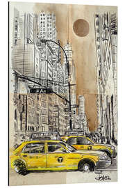 Cuadro de aluminio Bosquejo de 5th Avenue - Loui Jover