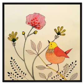 Gerahmter Kunstdruck Das Leben ist schön