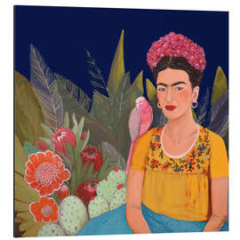 Magnettafel Frida Kahlo im blauen Haus II
