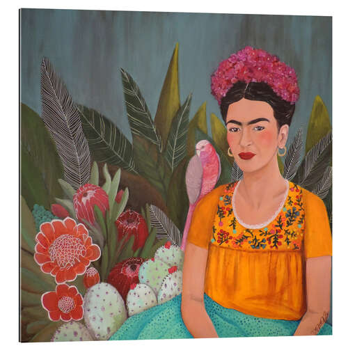 Galleriataulu Frida Kahlo ja sininen talo