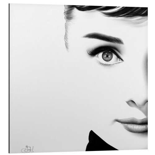 Aluminiumtavla Audrey Hepburn I