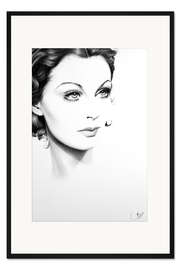 Gerahmter Kunstdruck Vivien Leigh