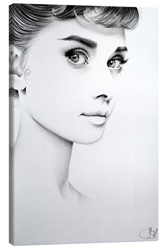 Canvas print Audrey Hepburn II