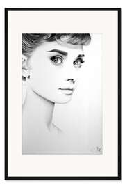Gerahmter Kunstdruck Audrey Hepburn II