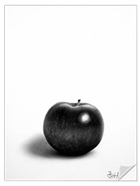 Selvklebende plakat Apple Sketch