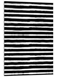 Gallery print Striped black and white