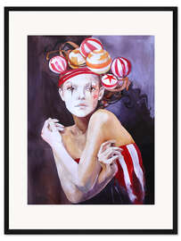 Gerahmter Kunstdruck Miss Ball