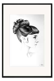Gerahmter Kunstdruck Audrey Hepburn III
