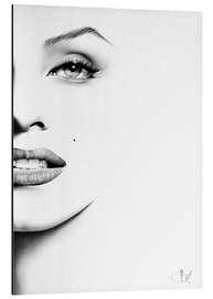 Tableau en aluminium Marilyn Monroe I