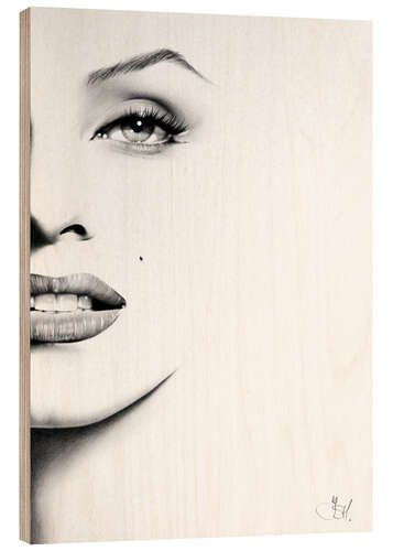 Stampa su legno Marilyn Monroe I