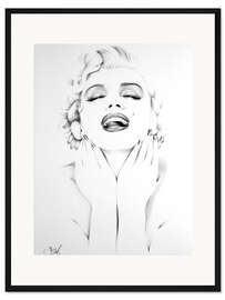 Gerahmter Kunstdruck Marilyn Monroe II