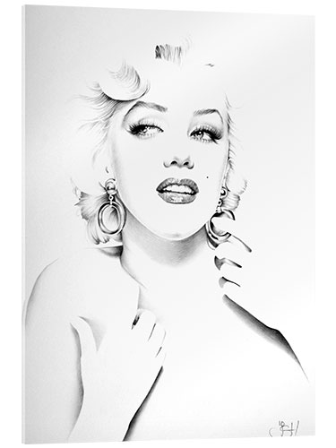 Akrylglastavla Marilyn Monroe IV