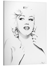 Tableau en aluminium Marilyn Monroe IV