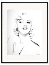 Gerahmter Kunstdruck Marilyn Monroe IV
