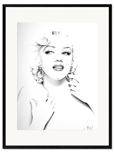Impression artistique encadrée Marilyn Monroe IV