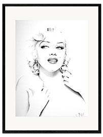 Kunsttryk i ramme Marilyn Monroe IV