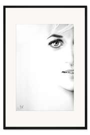 Gerahmter Kunstdruck Prinzessin Diana