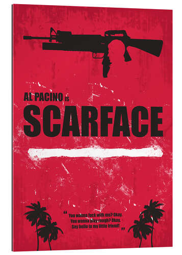 Galleriprint Scarface - Minimal Alternative Movie Fanart