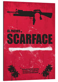 Magnettafel Scarface - Minimal Alternative Movie Fanart