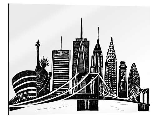 Gallery print LINOCUT NEW YORK