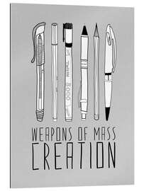 Galleriprint Weapons Of Mass Creation - Grey