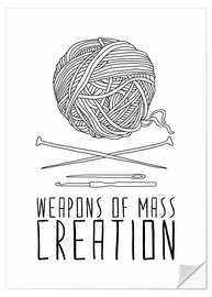 Autocolante decorativo Weapons Of Mass Creation - Knitting