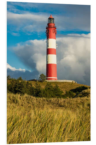 Tableau en PVC Lighthouse on the island Amrum, Germany