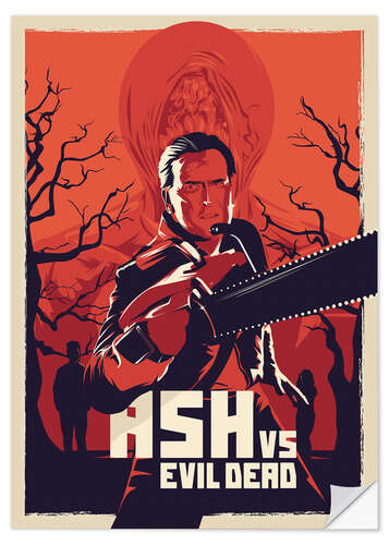 Selvklebende plakat Ash vs. Evil Dead