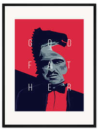 Gerahmter Kunstdruck Godfather