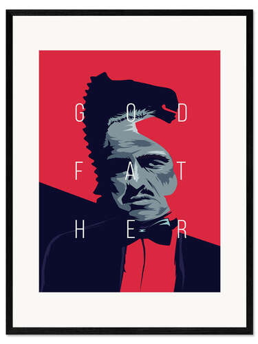 Ingelijste kunstdruk Godfather