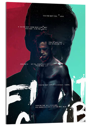 Gallery Print Fight Club (Englisch)