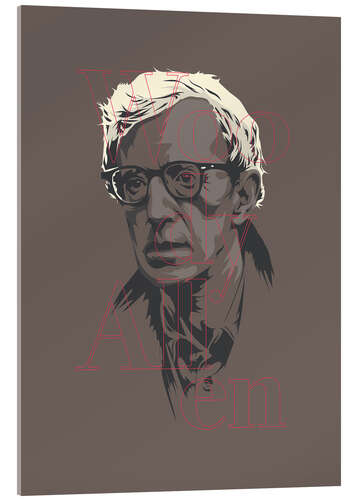 Acrylglasbild Woody Allen