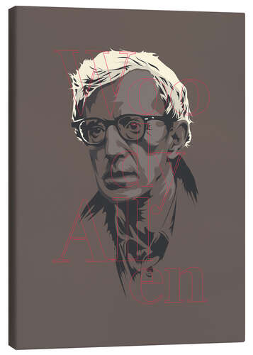 Canvas print Woody Allen