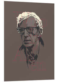 Foam board print Woody Allen