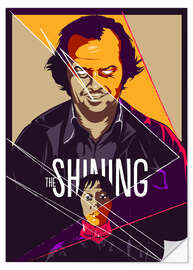 Selvklebende plakat Shining