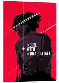 Acrylglasbild The Girl with The Dragon Tattoo