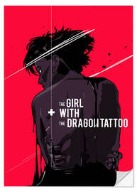 Vinilo para la pared The Girl with The Dragon Tattoo