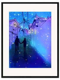 Plakat artystyczny premium w ramie Every day with you