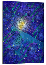 Magnettafel Es ist Liebe