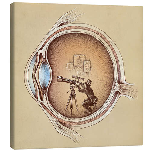 Lienzo Observador extraordinario