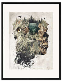 Gerahmter Kunstdruck Forest Lake Dreamer