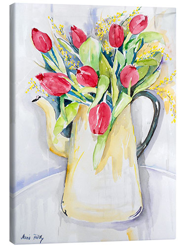 Canvas print Tulips in spring