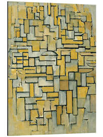 Magnettafel Komposition in braun und grau no ii