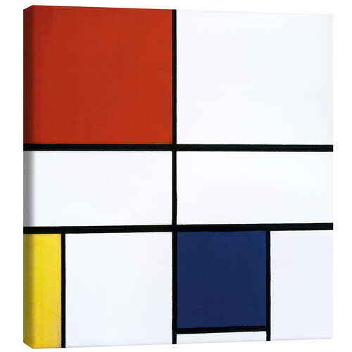 Canvas print Composition c no iii with red yellow and blue